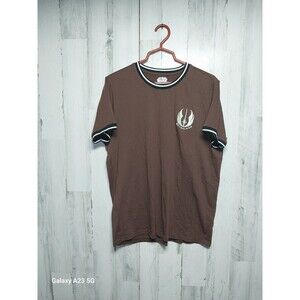 Box Lunch Star Wars Our Universe Skywalker Logo Brown Short Sleeve Tee XL